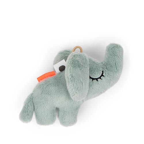 Done by Deer tiny elphee blue activiteiten knuffel 14 cm Blauw