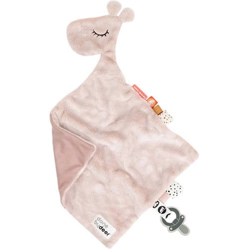 Done by Deer knuffeldoekje Raffi - 30 cm - Powder Roze