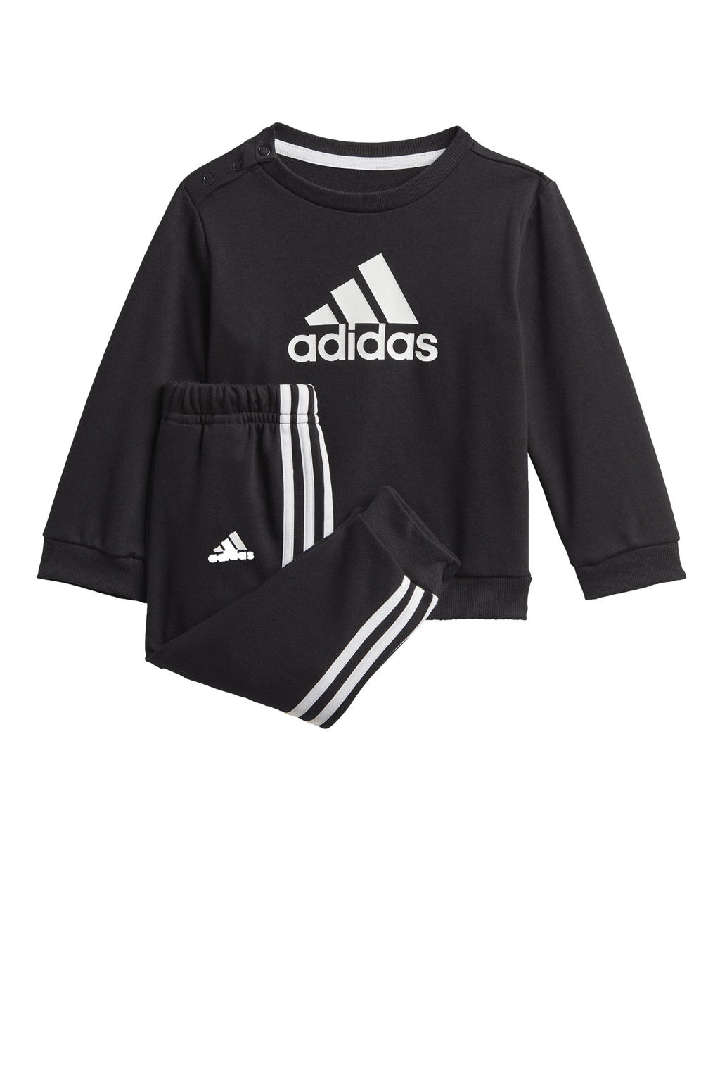 adidas Sportswear   joggingpak zwart/wit