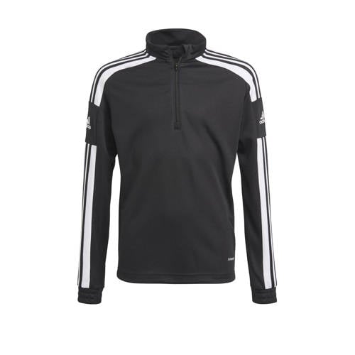 adidas Performance Squadra 21 voetbalsweater zwart/wit Sportsweater Jongens/Meisjes Polyester Opstaande kraag
