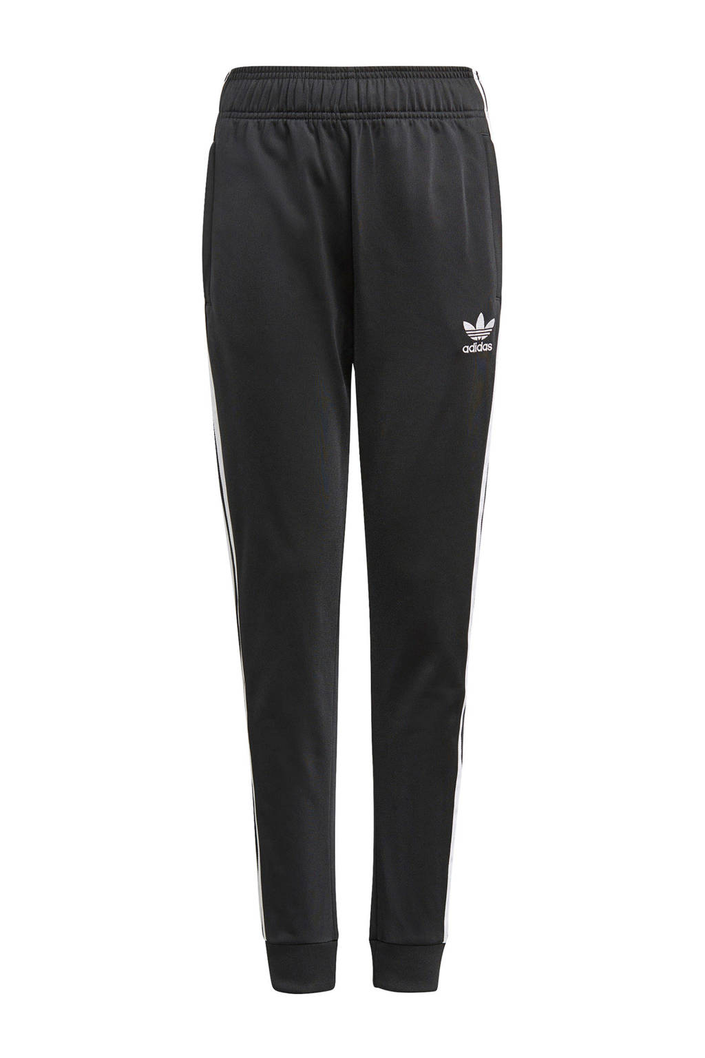 Superstar regular fit joggingbroek van gerecycled polyester zwart/wit