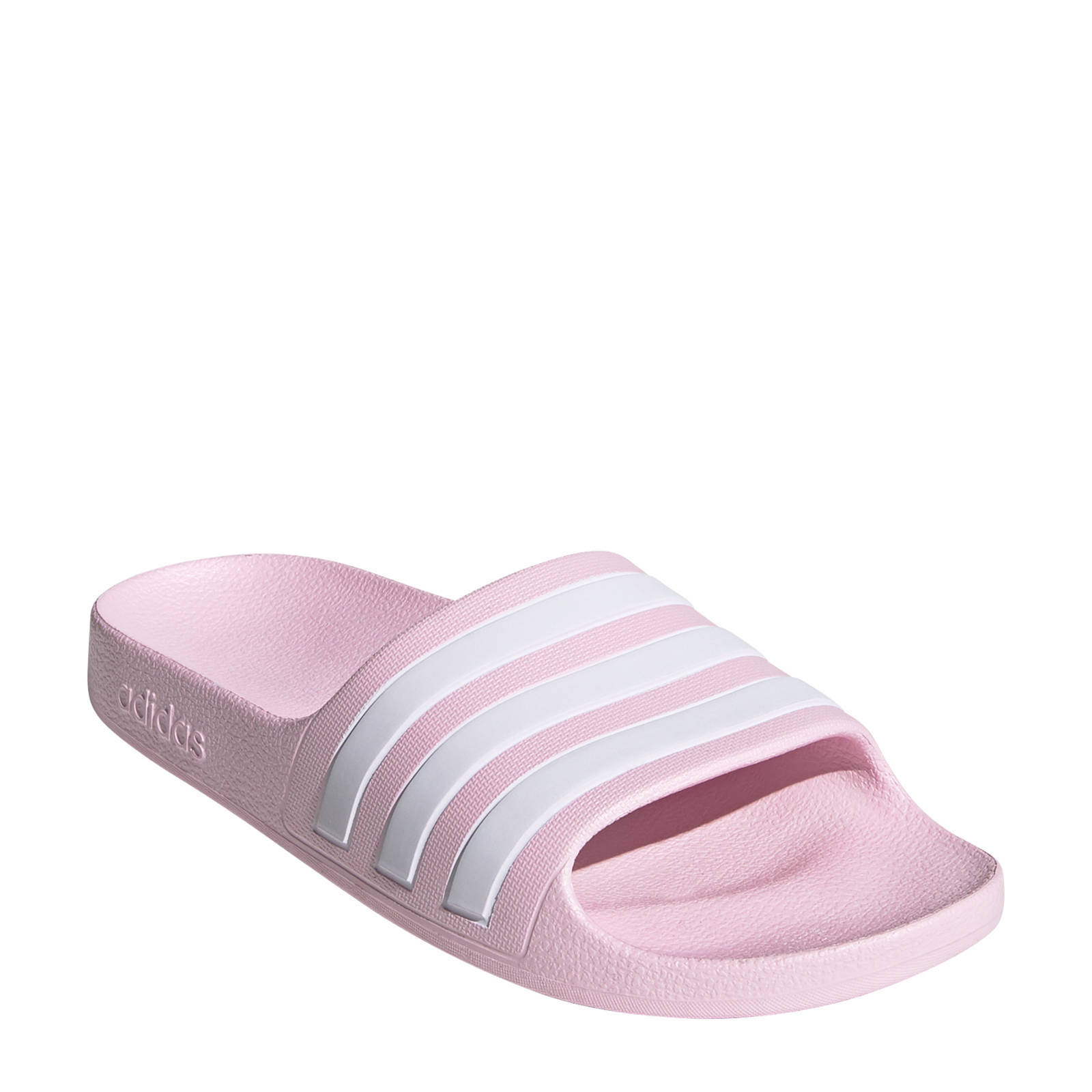 adidas Sportswear Adilette Aqua badslippers roze/wit | kleertjes.com