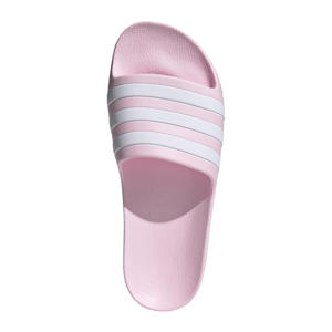 Adilette Aqua badslippers roze/wit