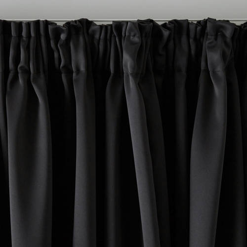 NOUS Living verduisterend gordijn kant en klaar San Francisco (per stuk) (140 x 270 cm)* Zwart