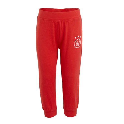 Ajax baby pyjama rood wit Jongens Katoen Ronde hals Logo 50 56