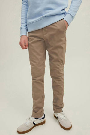 slim fit chino broek JJIMARCO beige