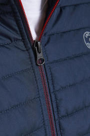 thumbnail: JACK & JONES JUNIOR gewatteerde tussenjas JJEMULTI donkerblauw/donkerrood