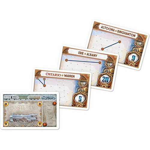 Days of Wonder Ticket to Ride UK & Pennsylvania uitbreidingsspel