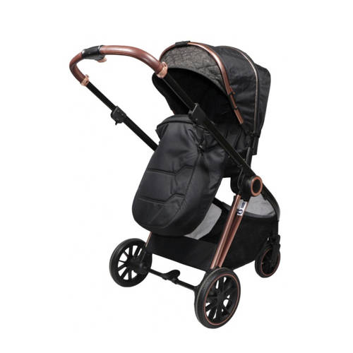 Ding Fenix Kinderwagen Black Gold Zwart