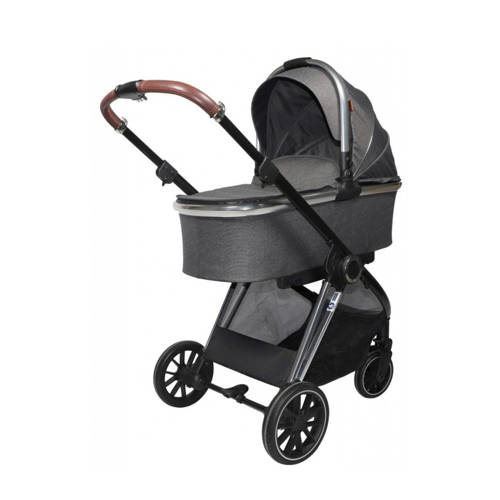 Ding Fenix Kinderwagen Grey Silver Grijs | Kinderwagen van