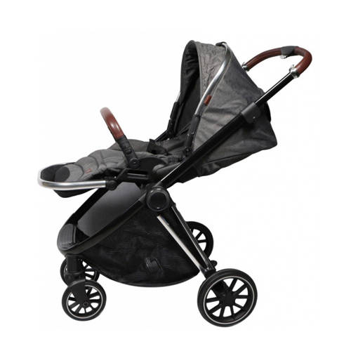 Ding Fenix Kinderwagen Grey Silver Grijs | Kinderwagen van