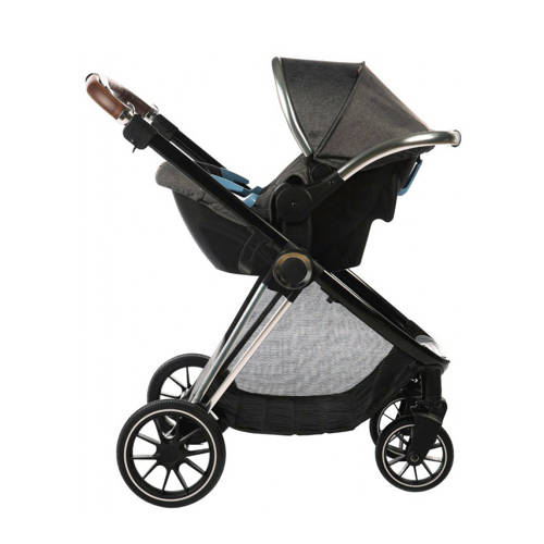 Ding Fenix Kinderwagen Grey Silver Grijs | Kinderwagen van