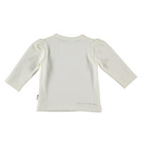 thumbnail: BESS baby longsleeve met printopdruk wit