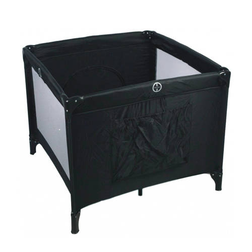 Ding Deluxe reis box Black Campingbed Zwart | Campingbed van