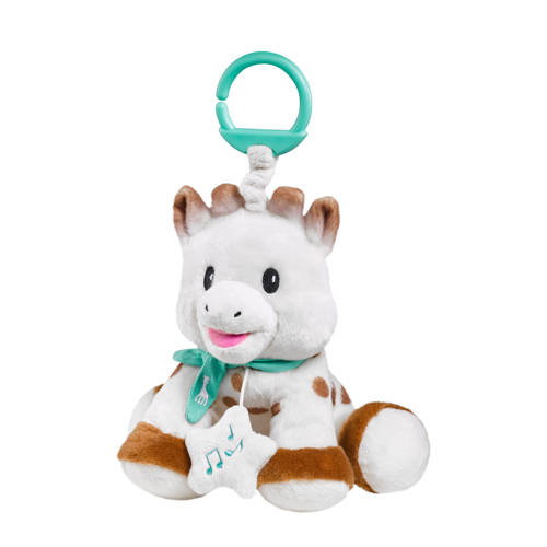 Sophie de Giraf Muziek knuffel 20 cm Wit