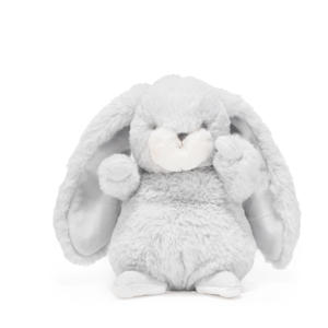 konijn klein grijs knuffel 20 cm