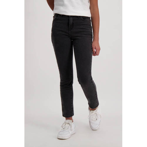 Cars high waist skinny jeans Amazing black used Zwart Meisjes Stretchdenim