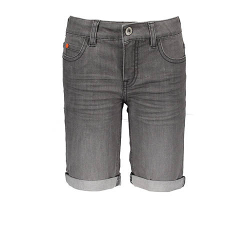 TYGO & vito slim fit jeans bermuda grijs stonewashed Denim short Jongens Stretchkatoen - 104