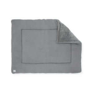 boxkleed Basic knit 80x100 cm stone grey