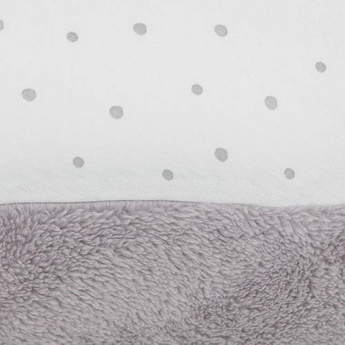 Snoozzz voedingskussen L Teddy grijs Dots -185 cm