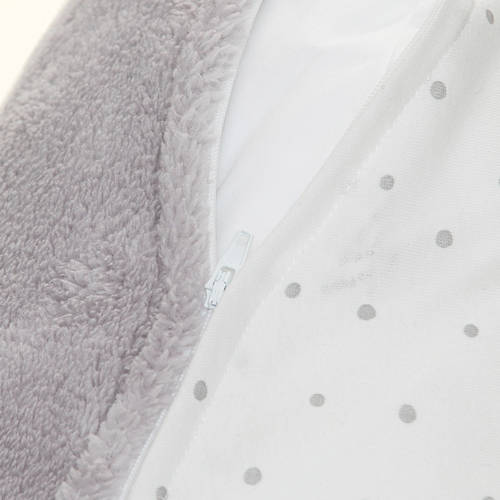 Snoozzz voedingskussen L Teddy grijs Dots -185 cm