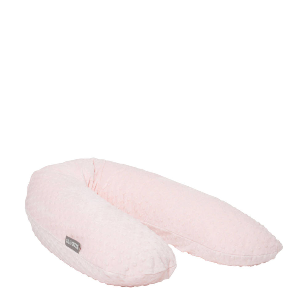 Snoozzz voedingskussen L - Roze dots -185 cm