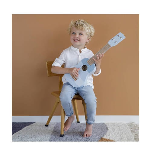 Little Dutch gitaar bleu Muzikaal speelgoed | Muzikaal speelgoed van