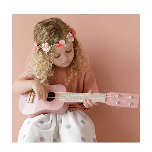 Little Dutch gitaar pink Muzikaal speelgoed | Muzikaal speelgoed van