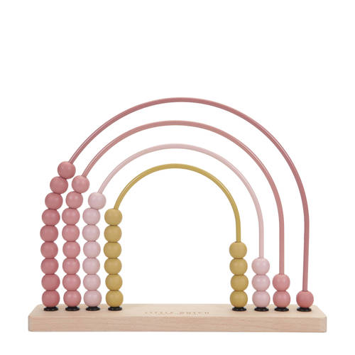 Little Dutch houten regenboog telraam pink Educatief speelgoed Roze