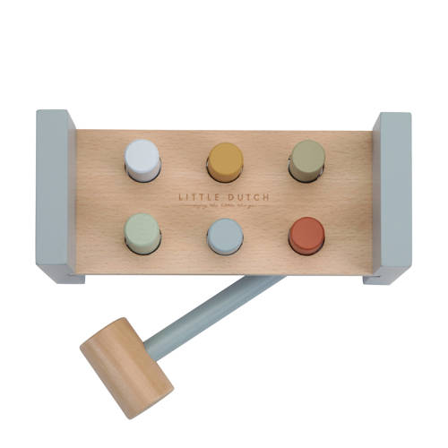 Little Dutch houten Hamerbank Ocean Speeltje Blauw