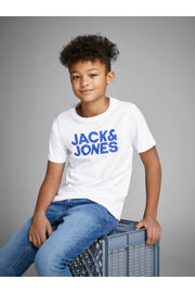 thumbnail: JACK & JONES JUNIOR T-shirt JJECORP met logo wit