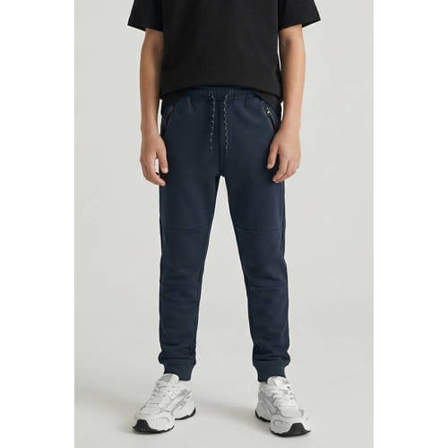 Cars regular fit joggingbroek Lax donkerblauw Jongens Sweat Effen - maat 128 afbeelding