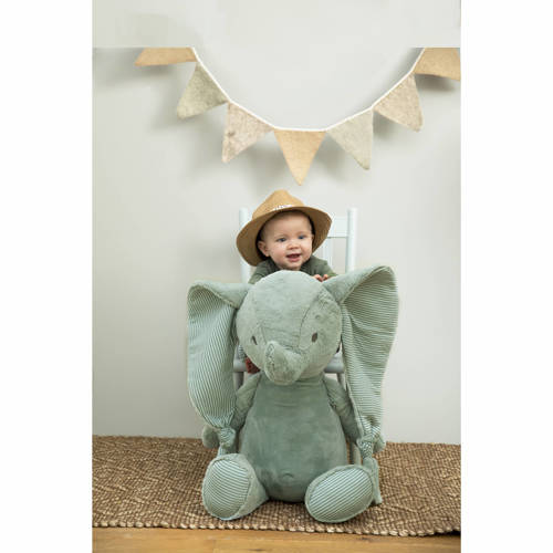 Happy Horse elephant eddy no. 1 knuffel 24 cm Groen