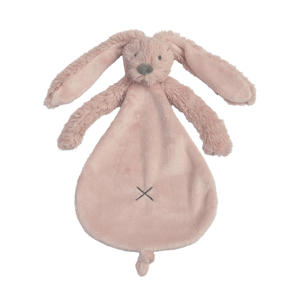 Rabbit Richie Tuttle knuffeldoekje - Old pink - 25 cm