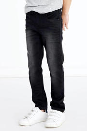 thumbnail: Zwarte jongens NAME IT KIDS slim fit jeans met regular waist en effen