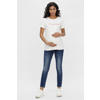 MAMALICIOUS low waist slim fit zwangerschapsjeans MLHAMPSHIRE stonewashed