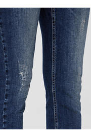 thumbnail: Stonewashed dames MAMALICIOUS low waist slim fit zwangerschapsjeans met effen