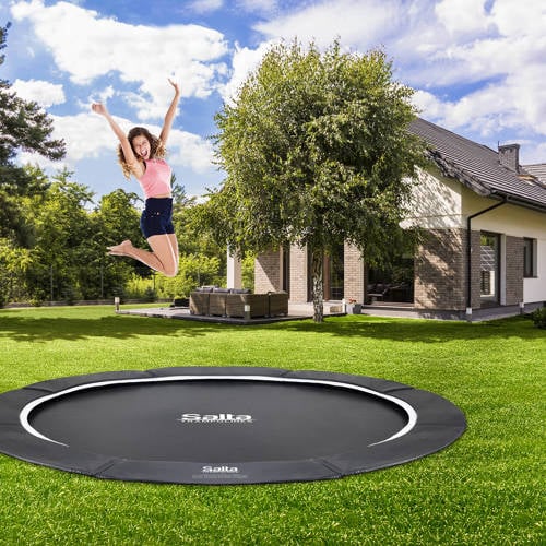 Salta Royal Baseground trampoline Ø366 cm Ingraaf trampoline Zwart