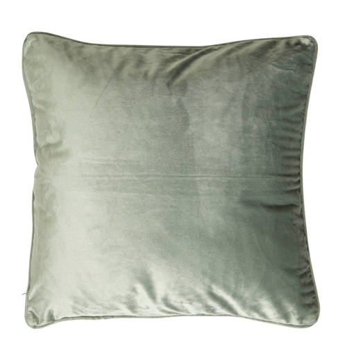 Wehkamp Home sierkussenhoes Bella (45x45 cm) Groen Effen