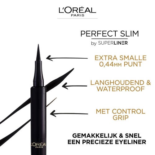 L'Oréal Paris Superliner Perfect Slim pen eyeliner Intense Black Zwart