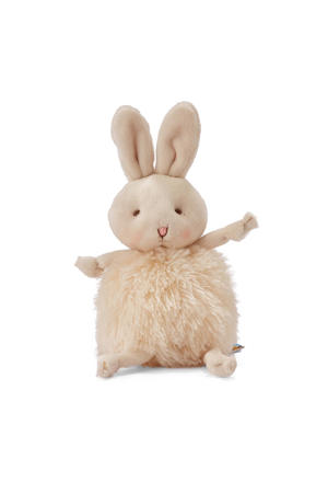 roly-poly knuffel konijn creme knuffel 13 cm