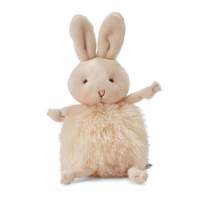 roly-poly knuffel konijn creme knuffel 13 cm