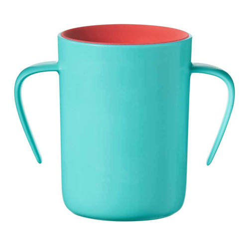 Tommee Tippee anti-lek drinkbeker met handvaten 360 Cup 6 maand+ (groen)