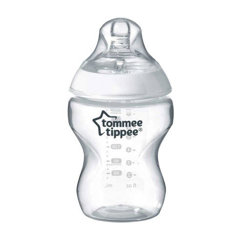 Tommee Tippee Closer to Nature fles 260 ml Bpa vrij Transparant