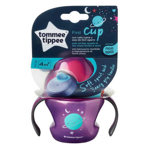 Tommee Tippee antilek tuitbeker First Trainer Cup Paars