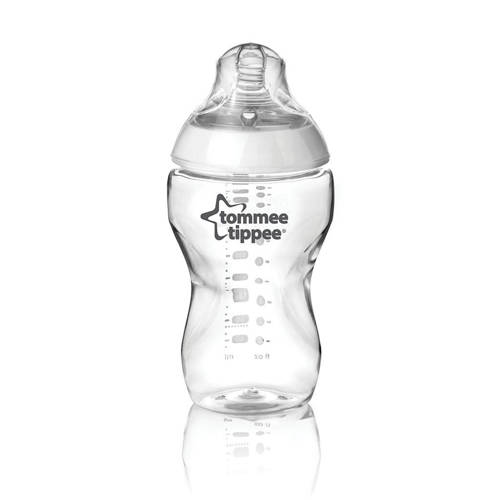 Tommee Tippee Closer to Nature fles 340 ml Bpa vrij Transparant