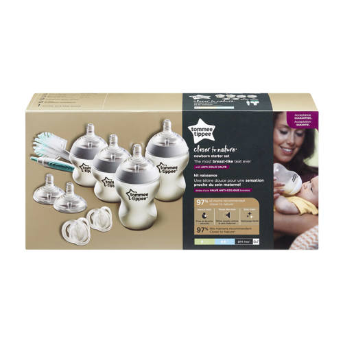 Tommee Tippee Closer to Nature starterset zuigflessen Transparant