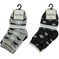 thumbnail: Apollo baby sokken - set van 6 zwart/wit/grijs