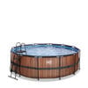 Exit Toys Timber Style EXIT Wood zwembad met filterpomp