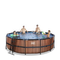 thumbnail: Exit Toys Timber Style EXIT Wood zwembad met filterpomp